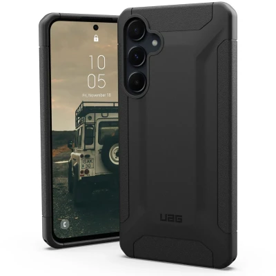 Afbeelding van Urban Armor Gear Scout Outdoor telefoonhoes Samsung Galaxy A55 5G Zwart Stootbestendig