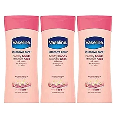 Afbeelding van Vaseline Set van 3 intensieve verzorgende hand en nagelcrèmes, 200 ml