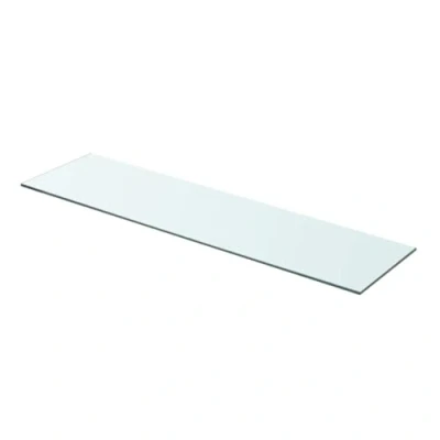 Afbeelding van vidaXL Plankplaat, transparant glas, 80 x 20 cm