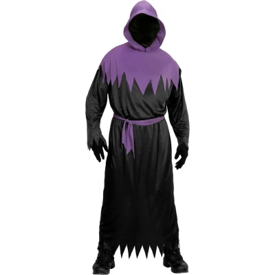 Afbeelding van Widmann Beul &amp; Magere Hein Kostuum Spook Van De Kerker Jongen Zwart Maat 140 Halloween Verkleedkleding