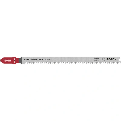 Afbeelding van Bosch Decoupeerzaagblad Extra Clean for PVC T 302H blister van 3 zaagjes