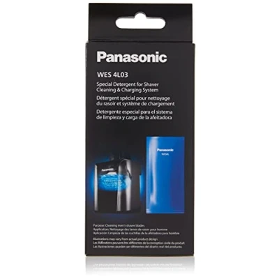 Afbeelding van Panasonic Set van 3 scheerapparaten voor heren (WES4L03) navulverpakking automatisch reinigings en laadsysteem