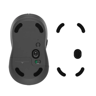 Afbeelding van kwmobile muis voeten sticker geschikt voor Logitech M650 Wireless Computermuis glijder Stickers in zwart