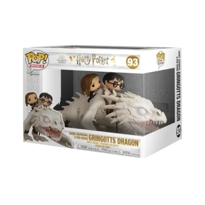 Image de Figurine POP Harry Potter Gringotts Dragon with Harry, Ron and Hermione