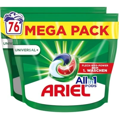 Afbeelding van Ariel Wasmiddel Pods + Ultra Vlekverwijderaar 76 wasbeurten