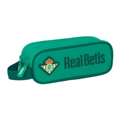 Afbeelding van Pennenetui met 2 vakken Real Betis Balompié Groen 21 x 8 6 cm