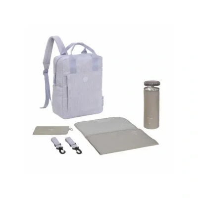 Afbeelding van Lässig Luiertas Rugzak Gre Vividal Backpack Cord Lilac Paars