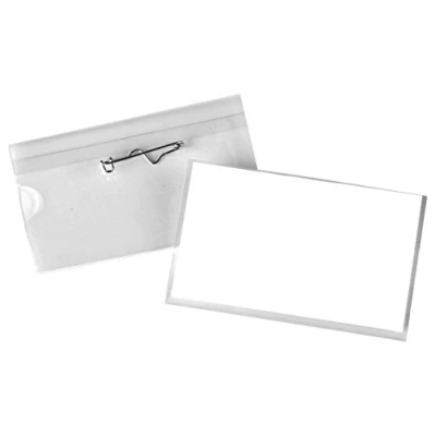 Afbeelding van Badge met combi clip 55 X 86 mm 50 stuks