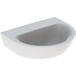 Afbeelding van Geberit Renova wastafel wit (55 x 45 cm) zonder kraangat,