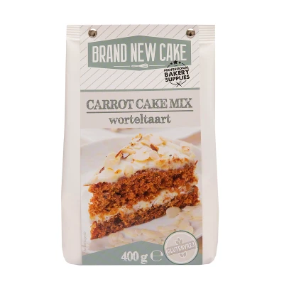 Afbeelding van BrandNewCake Worteltaart/Carrot Cake mix 400g. Glutenvrij