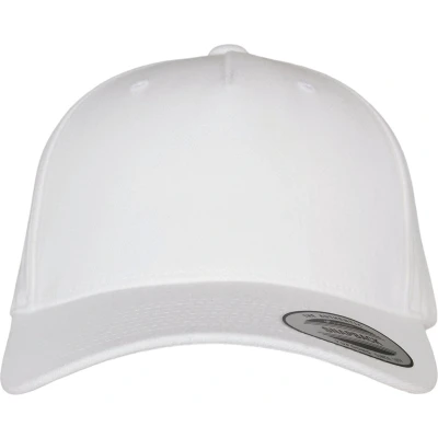 Afbeelding van Flexfit YP Classics 5PANEL Curved Visor Snapback Pet, Maat: One Size, White