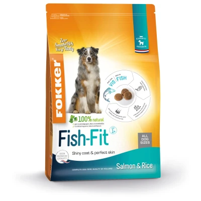 Afbeelding van Fokker Dog Fish Fit Zalm Hondenvoer 2.5 kg