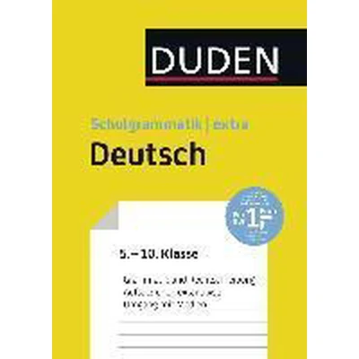 Afbeelding van Duden Schulgrammatik extra Deutsch