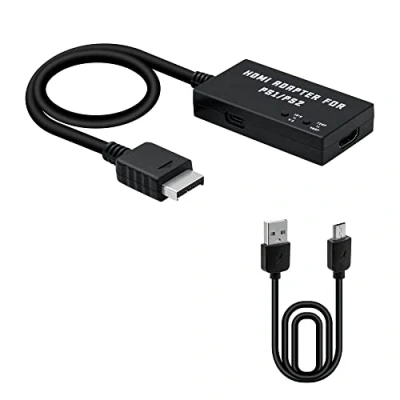 Afbeelding van Mcbazel PS1/PS2 Multifunctionele HDMI adapter HDTV ondersteunt schermverhouding 4:3/16:9 converter 480p/720p voor