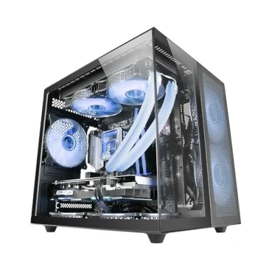 Afbeelding van ATX Semi toren doos Mars Gaming MCNOVAM Zwart