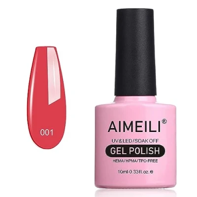 Afbeelding van AIMEILI Gelnagellak, uv, led, Gellack Glasser Off Gel Polish tropische stempels (001) 10 ml