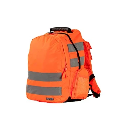 Afbeelding van Hi Vis Rugzak Oranje met reflecterende striping