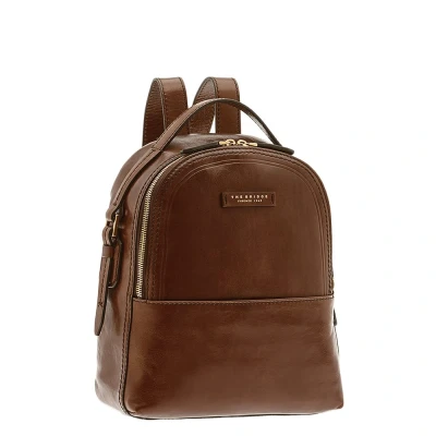 Afbeelding van The Bridge Pearl District Backpack Small brown Damestas