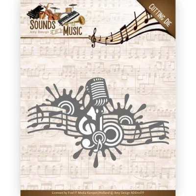 Afbeelding van Dies Amy Design Sounds of Music Border