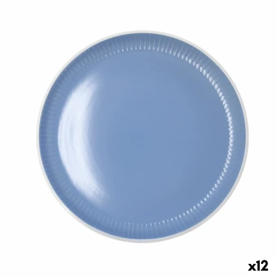 Afbeelding van Eetbord Bidasoa Moana Blauw Keramisch Ø 26 cm (12 Stuks)