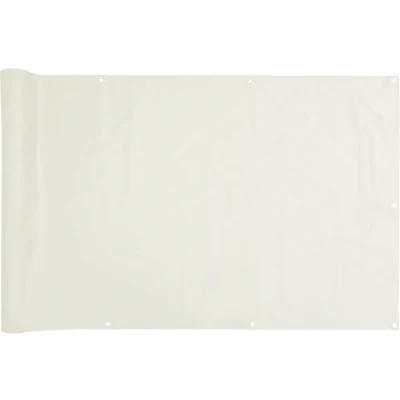 Afbeelding van Tuinscherm 400x120 cm PVC wit