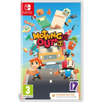 Afbeelding van Moving Out Nintendo Switch Code in Box