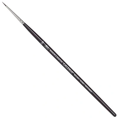 Afbeelding van Winsor &amp; Newton Galeria Acrylverf Penseel ronde vorm korte steel No. 00 kwast 1mm
