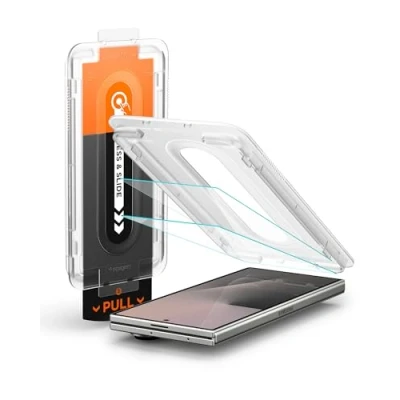 Afbeelding van Spigen Glas.tR EZ Fit Pro gehard glas voor Samsung Galaxy Z Fold7, 2 stuks, inclusief installatieset, hardheid 9H, krasbestendig