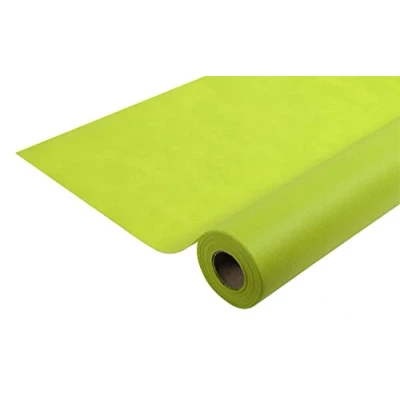 Image de Pro Nappe Réf R781233I jetable en non tissé spunbond Rouleau de 50,4 M long X 1,20 large prédécoupé tous les Couleur Vert Kiwi