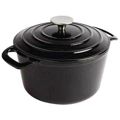 Afbeelding van Vogue ronde inductie braadpan zwart 3,2L