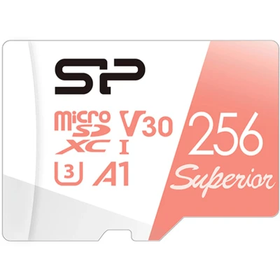 Afbeelding van Silicon Power MicroSDXC Superior Pro C10 UHS 1 U3 V30 256GB