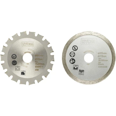 Afbeelding van RYOBI RAKMMS02K multi materiaal zaagbladenreeks (2 st.) 5132004662