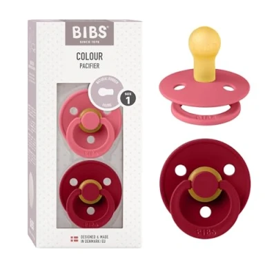 Afbeelding van Bibs spenen blister / duoverpakking maat 1 Coral en Ruby