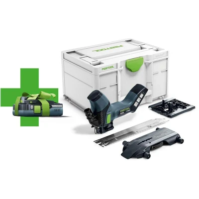 Afbeelding van Festool ISC 240 EB Basic 4.0 Promo 2022 18V Li Ion accu isolatiezaagmachine set in systainer met gratis 4.0Ah