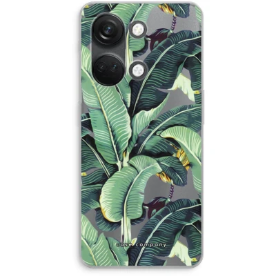 Afbeelding van Case Company® hoesje geschikt voor OnePlus Nord 3 Bananenbladeren Soft Cover Telefoonhoesje Bescherming aan alle Kanten en Schermrand