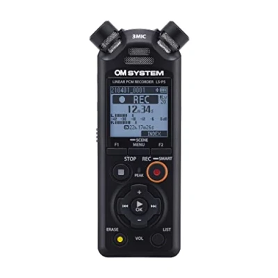 Afbeelding van OM System LS P5 Mobiele audiorecorder Zwart