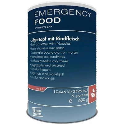 Afbeelding van TREK&#039;N EAT Emergency Food Jagerpot met rundvlees en noedels, duurzame noodvoeding