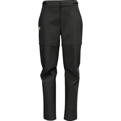 Afbeelding van Fjällräven Abisko Hike Zip off Wandelbroek Dames Black 36 Regular Zwart