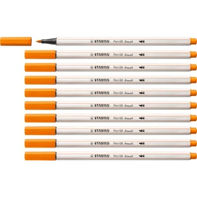 Afbeelding van Brushstift STABILO Pen 568/54 oranje