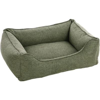 Afbeelding van Flamingo Gini Mand Honden Rechthoekig+rits Groen 65x50x20cm 1st 137526