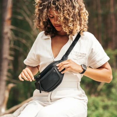 Afbeelding van The Chesterfield Brand Casual Waistbag blackHeuptas