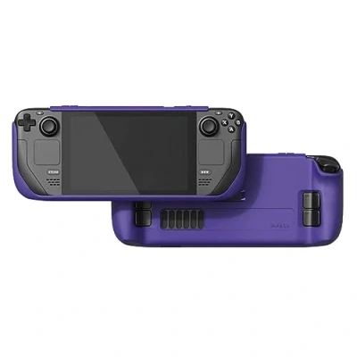 Afbeelding van Skull &amp; Co. GripCase SD voor Steam Deck/Steam Deck OLED: een zachte beschermhoes met gestructureerde handgrepen, volledige bescherming en standaard, schokabsorberend, antislip anti kras cover