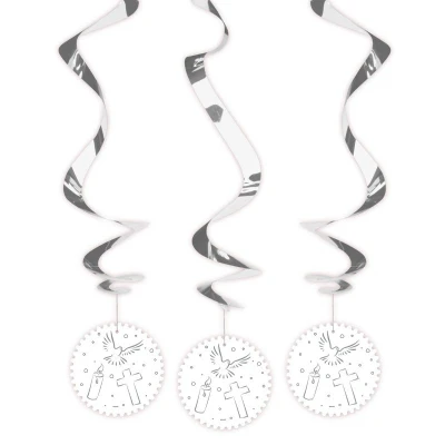 Image de Decoratie Swirl Communie 3 stuks