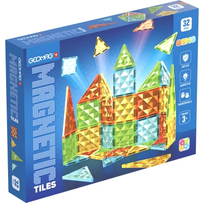 Afbeelding van Geomag Magnetic Tiles Gems 32