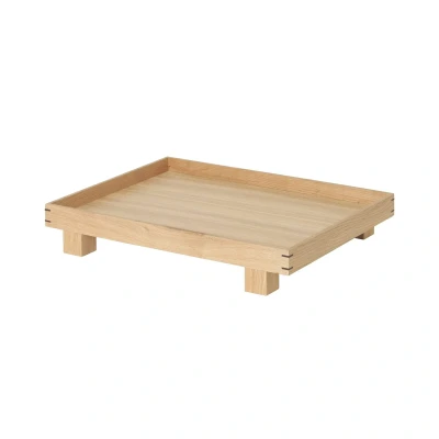 Afbeelding van ferm LIVING Dienblad Bon Klein, lengte 36 cm, lichtkleurig, hout
