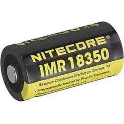 Afbeelding van NiteCore IMR 18350 Speciale oplaadbare batterij Li ion 3.7 V 700 mAh