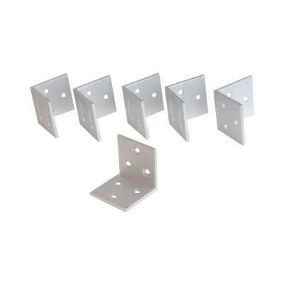 Afbeelding van Wovar Schutting Hoekjes Aluminium 35 x mm Per 6 Stuks
