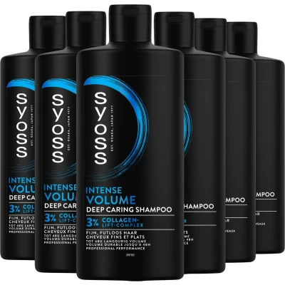 Afbeelding van Syoss Volume Shampoo 6x440ml Voordeelverpakking