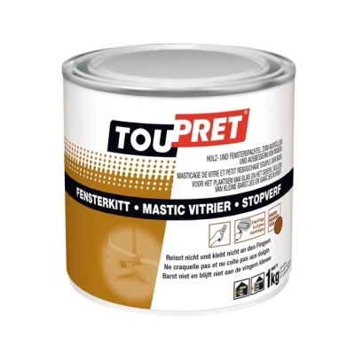 Afbeelding van Toupret Stopverf 1 Kilo Bruin Binnen