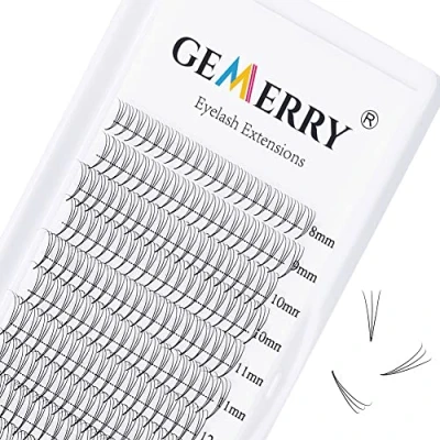 Afbeelding van GEMERRY wimperextensions, 3D kant en klare wimpers, Russisch volume, boeket, zijde, 0,07 D krul, 8 14 mm, mix wimperextensions (3D mm)